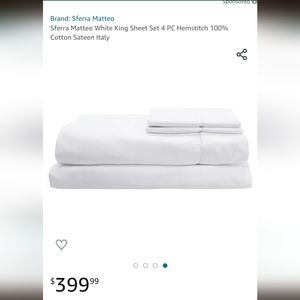 Sferra Luxury Brand New Sheets